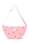 Teddy-Gürteltasche für Erwachsene | Hellrosa Herzen