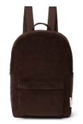 Rib Puffy Midi Backpack | Dark Brown