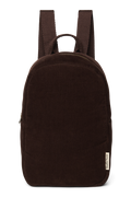 Rib Puffy Mini Backpack | Dark Brown