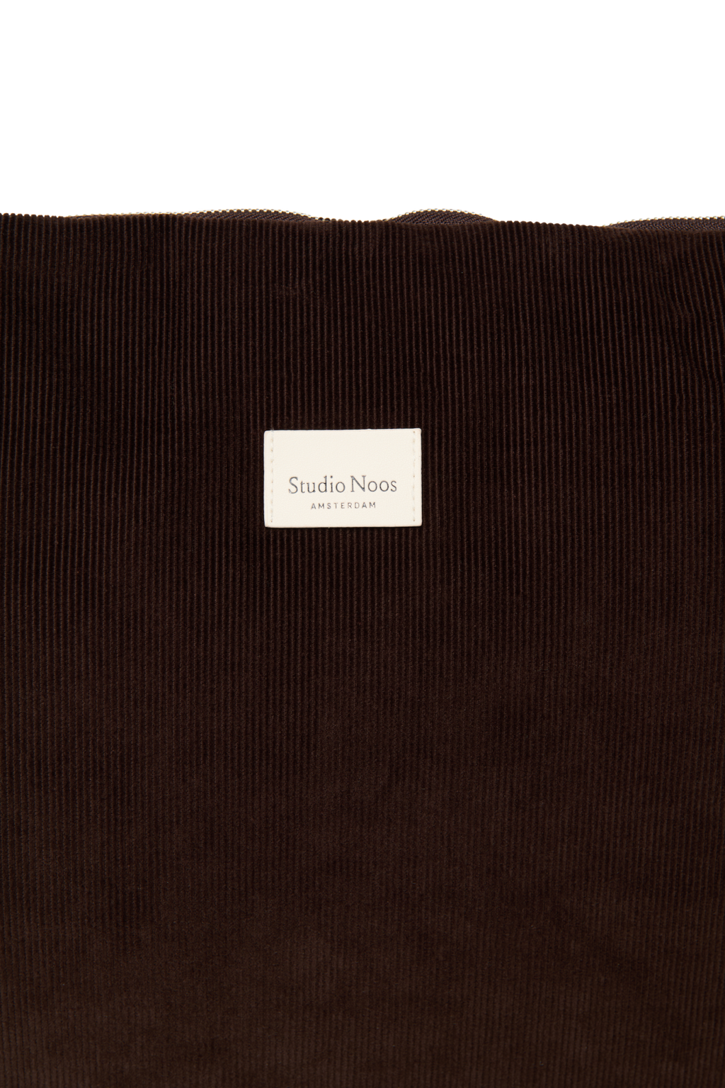 Rib Puffy Diaper Bag | Dark Brown