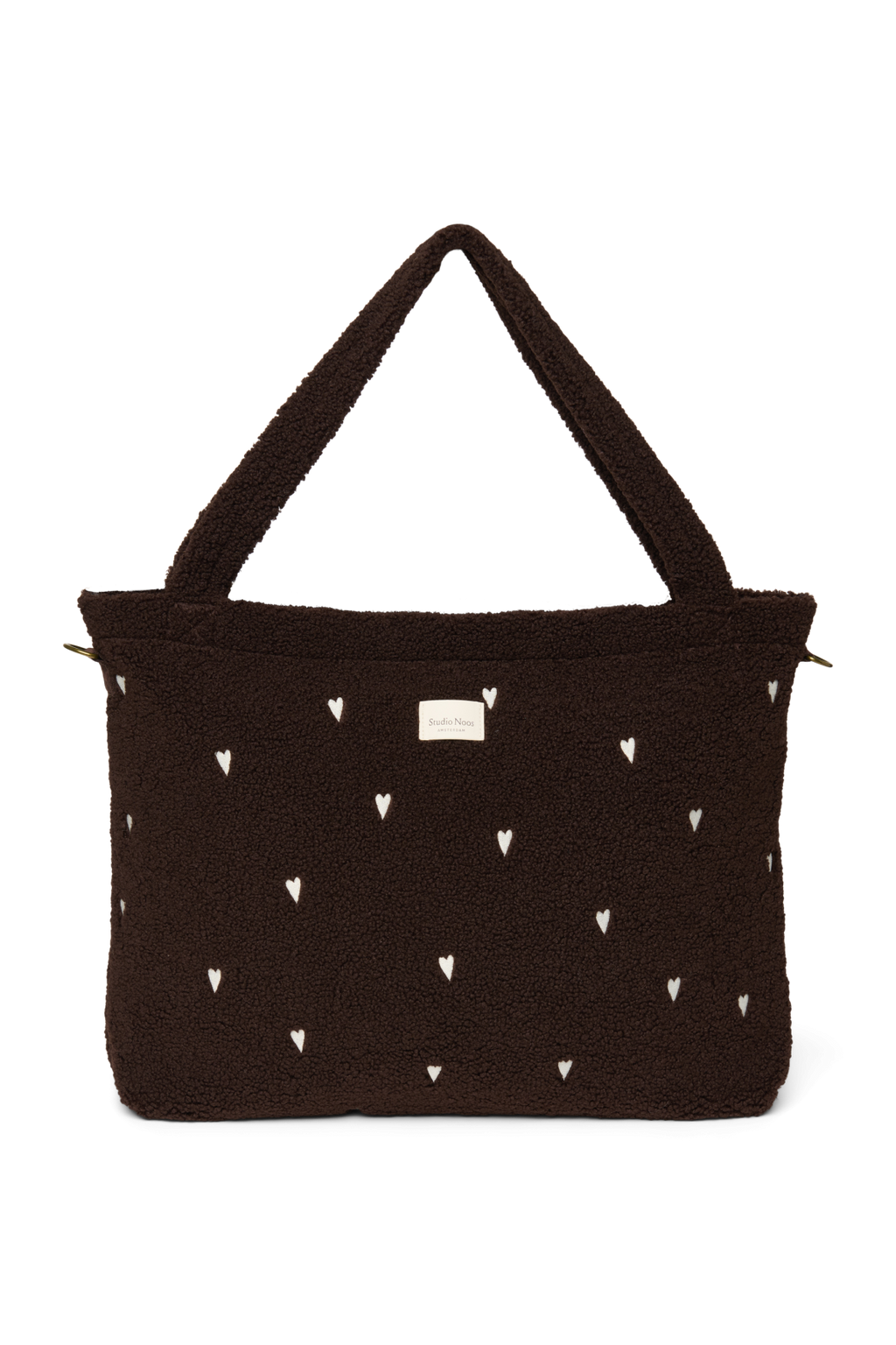 Teddy Diaper Bag | Chocolate Hearts