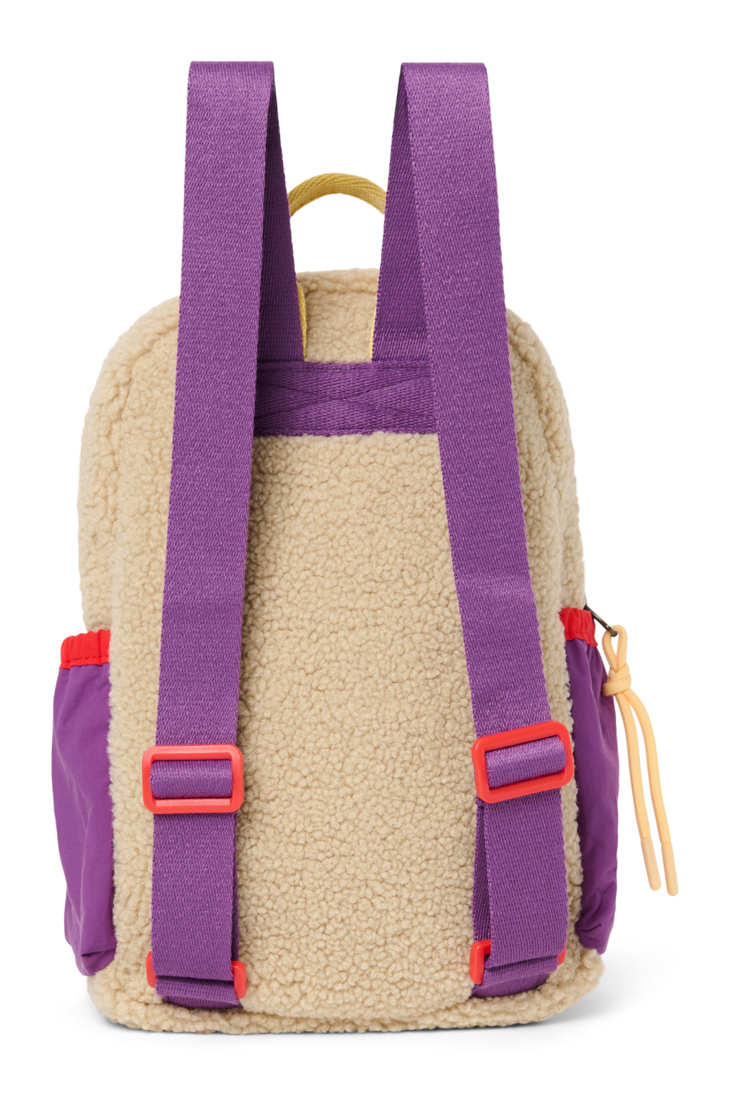 Patchwork-Mini-Rucksack | Leuchtend Pink
