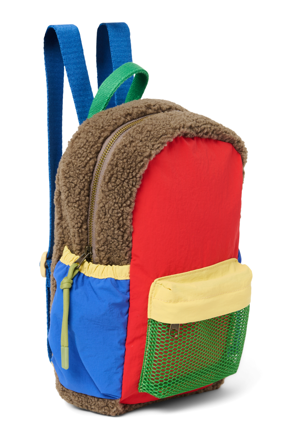 Mini-Rucksack aus Patchwork | Feuerrot