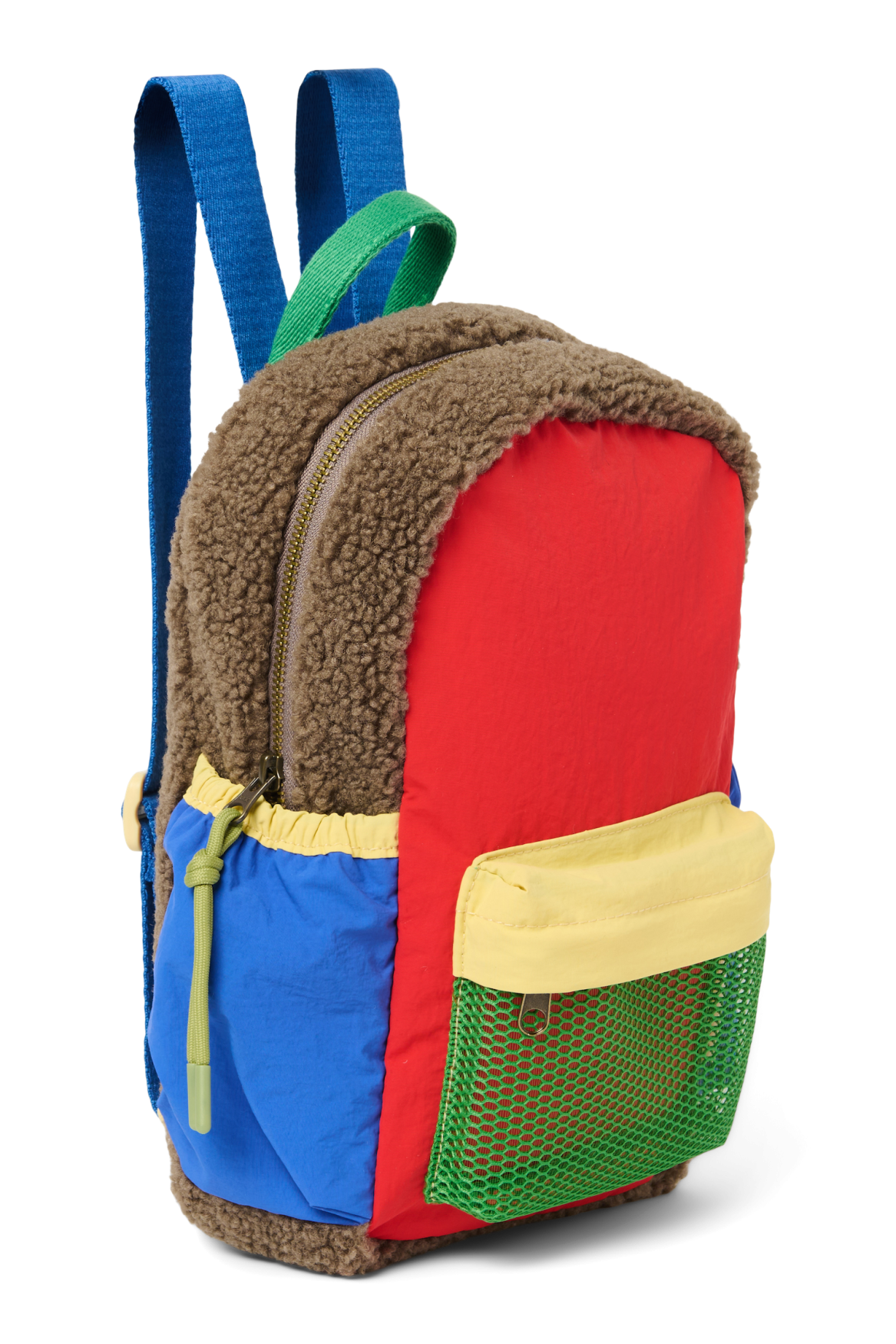 Mini-Rucksack aus Patchwork | Feuerrot