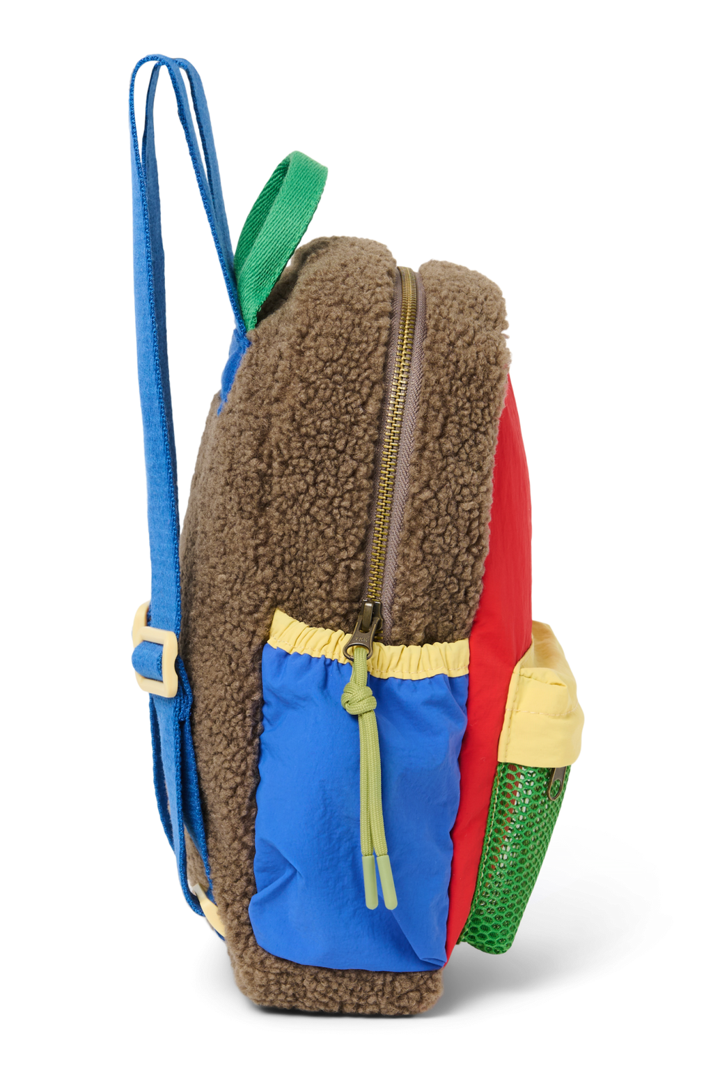 Mini-Rucksack aus Patchwork | Feuerrot