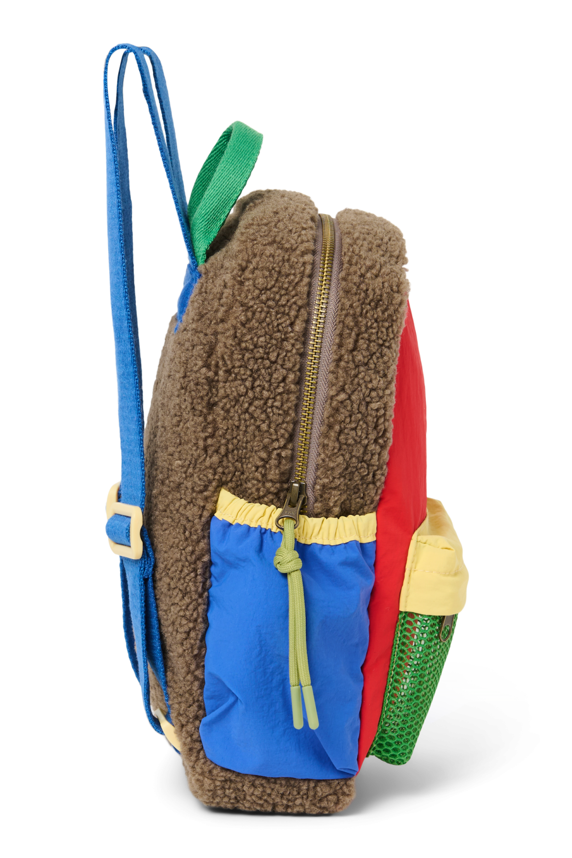 Mini-Rucksack aus Patchwork | Feuerrot