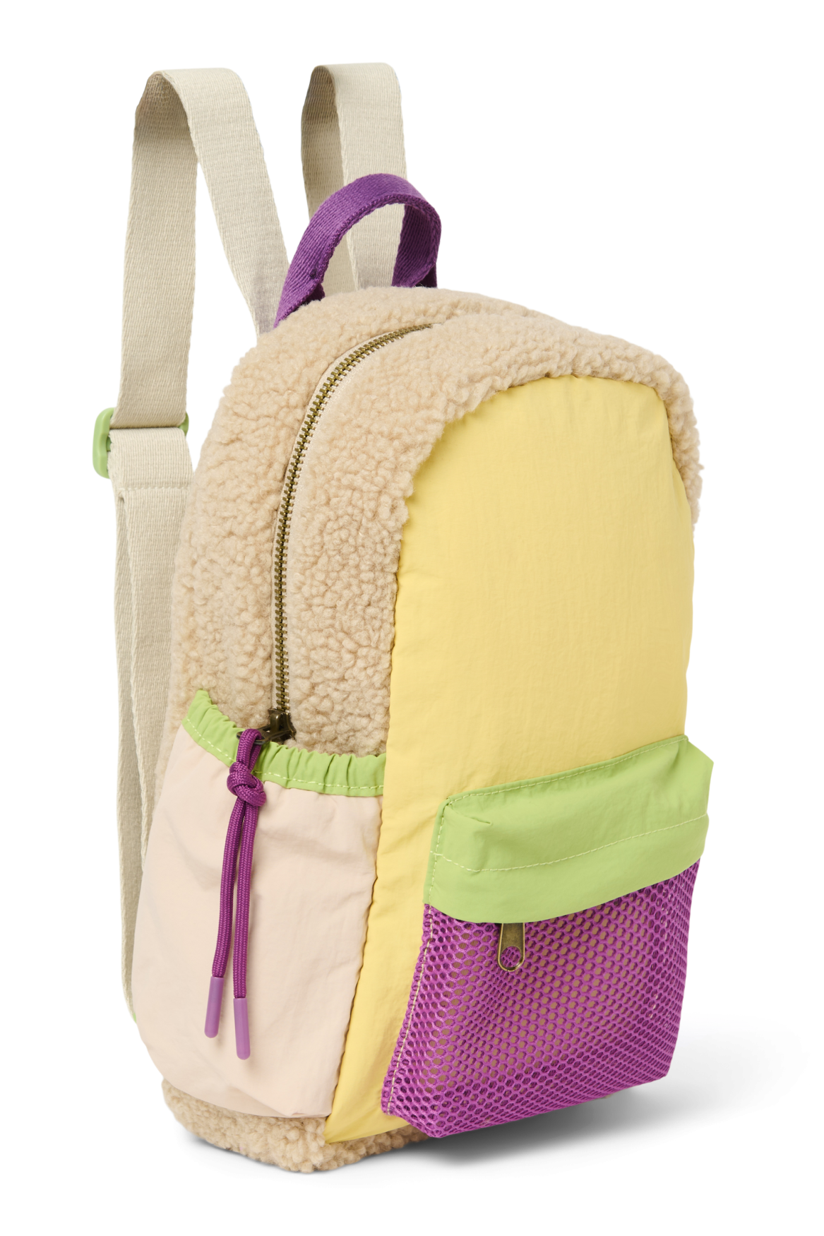 Patchwork-Mini-Rucksack | Buttergelb