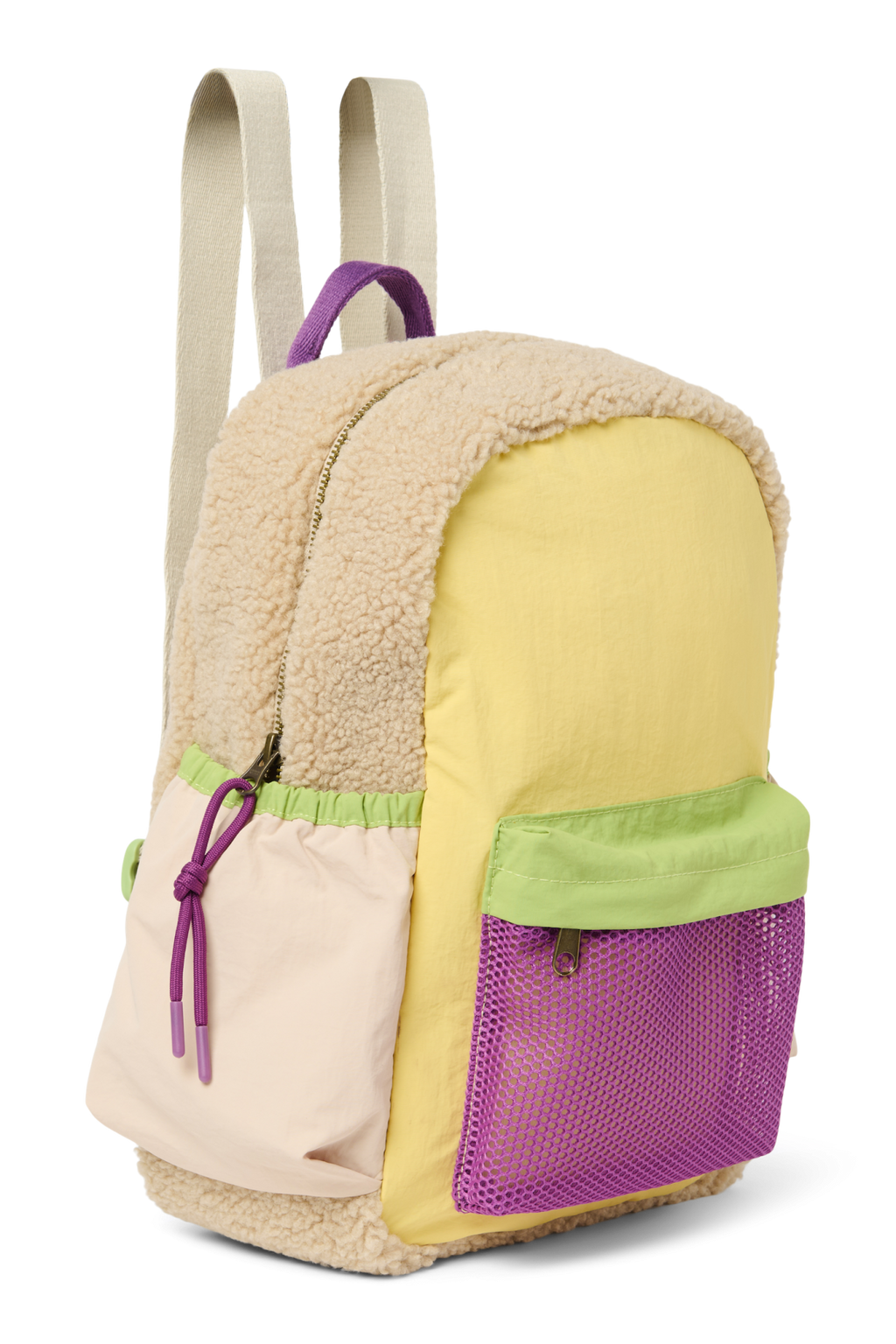 Patchwork Midi Rucksack | Buttergelb
