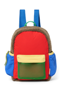 Patchwork-Midi-Rucksack | Feuerrot