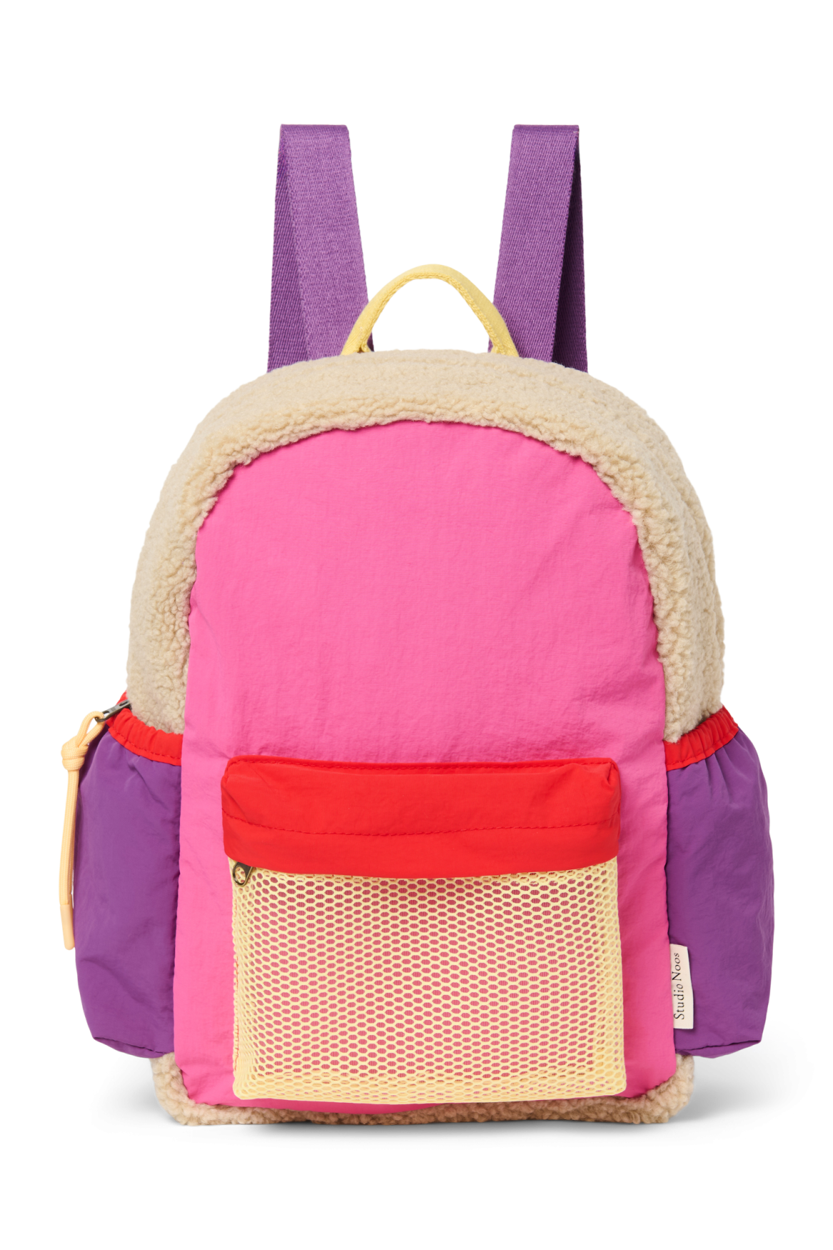 Patchwork Midi-Rucksack | Hellrosa