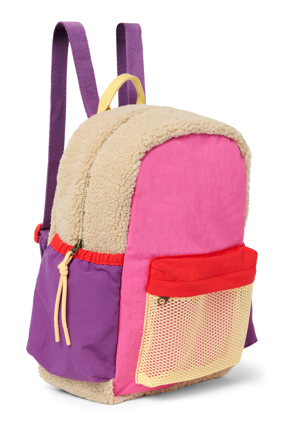 Patchwork Midi-Rucksack | Hellrosa