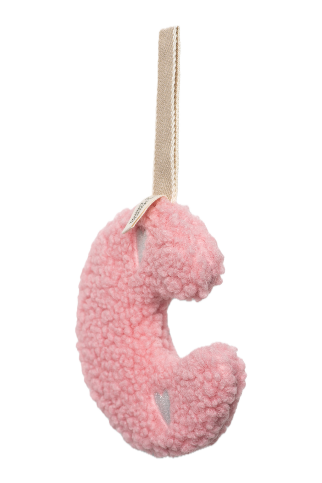 Pacifier plush toy | Light Pink Hearts