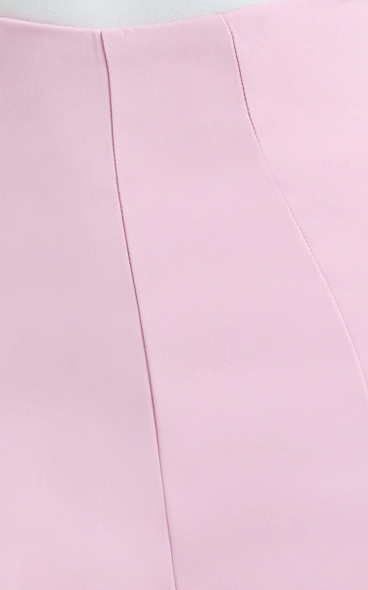 Seville Pants - High Waisted Slim Fit Bootleg Tailored Pants in Pink
