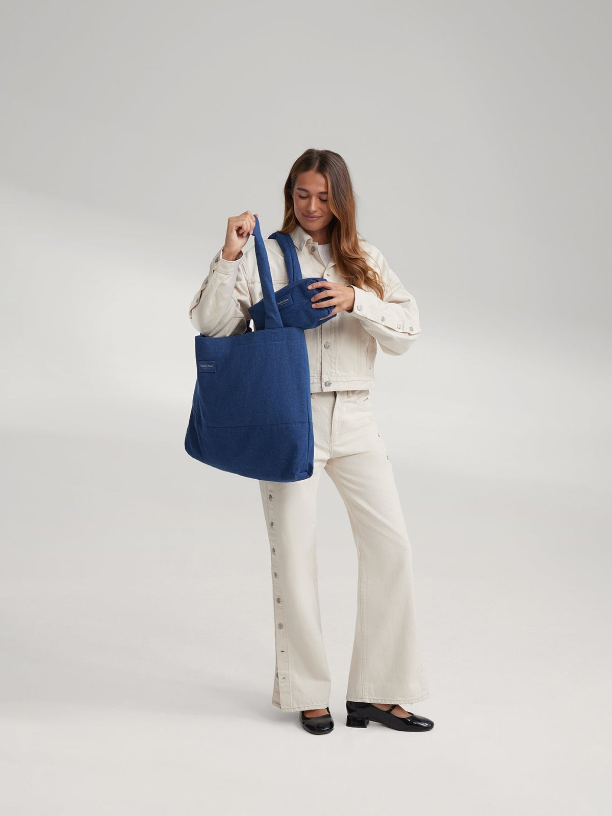 Denim-Beutel | Dunkelblau
