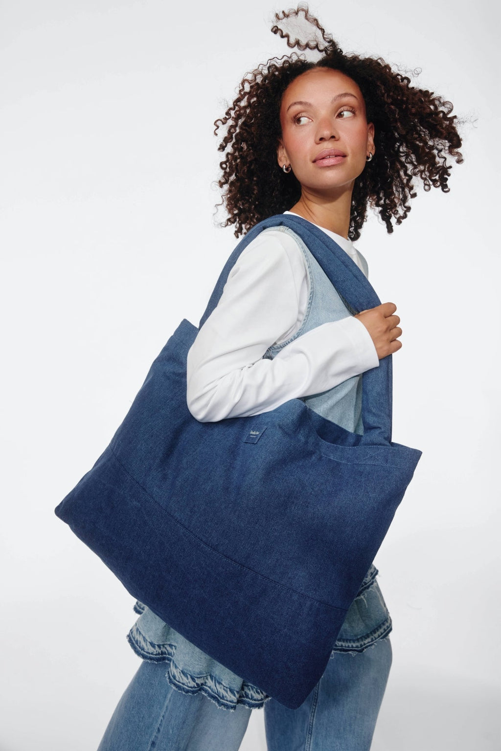 Denim Mom Bag | Dunkelblau
