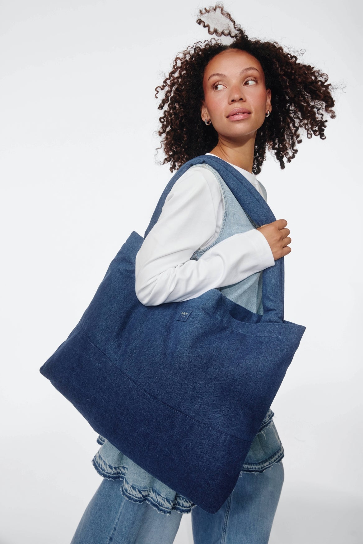 Denim Mom Bag | Dunkelblau