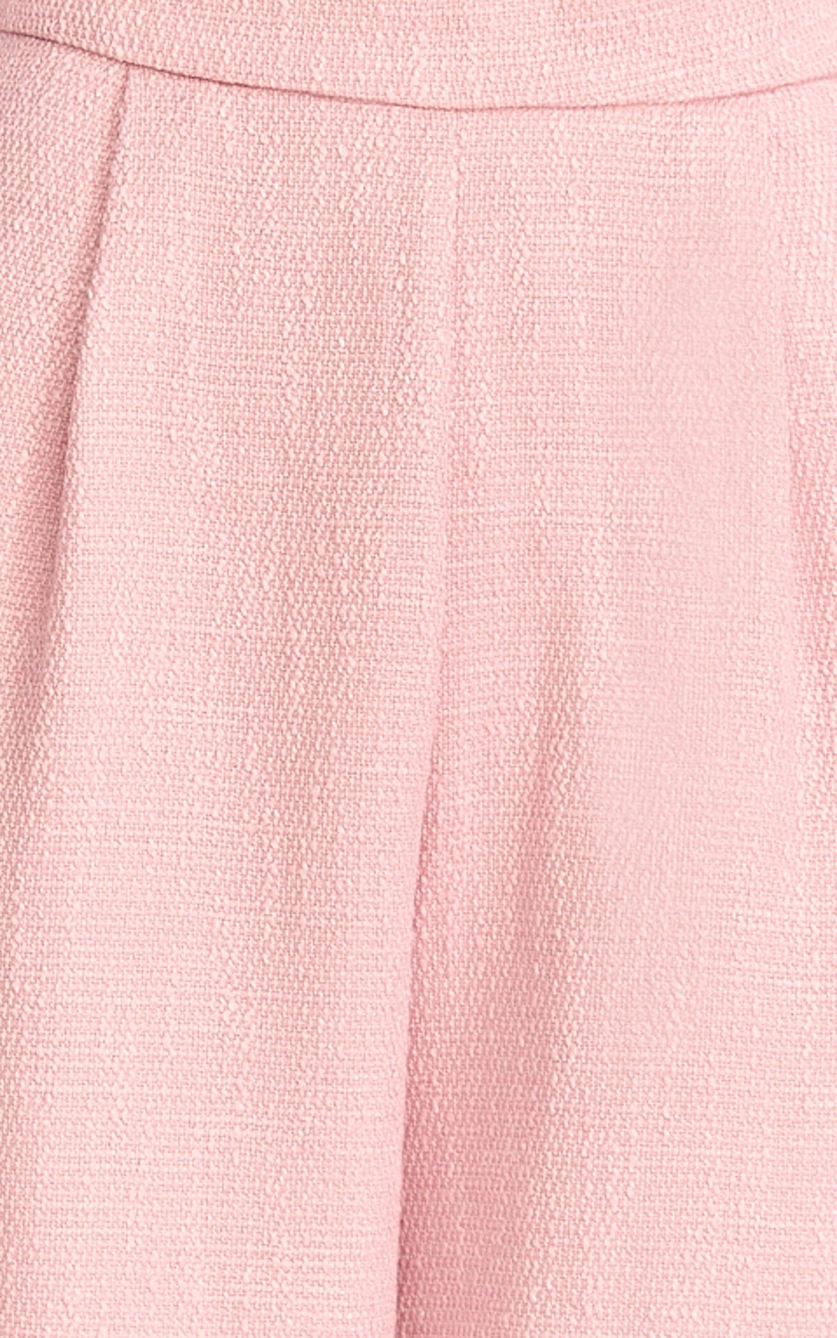 Sylvia Two Piece Set - Corset Top and High Waisted Wide Leg Pants Set in Pink