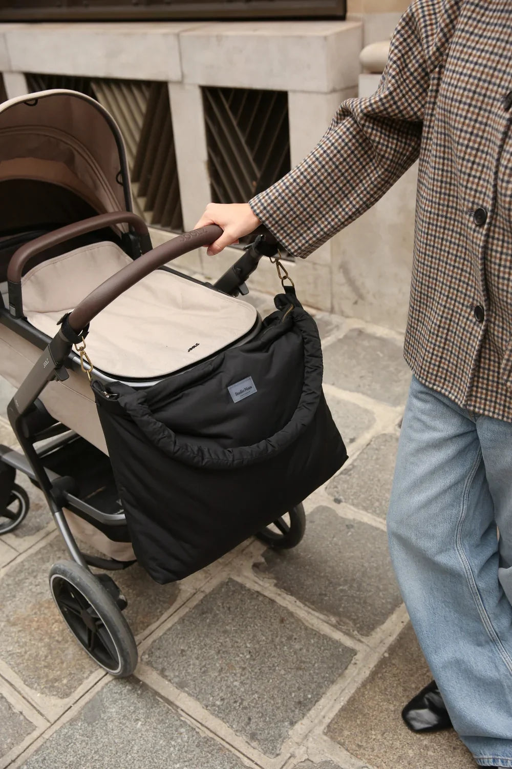 Black SN Stroller Straps