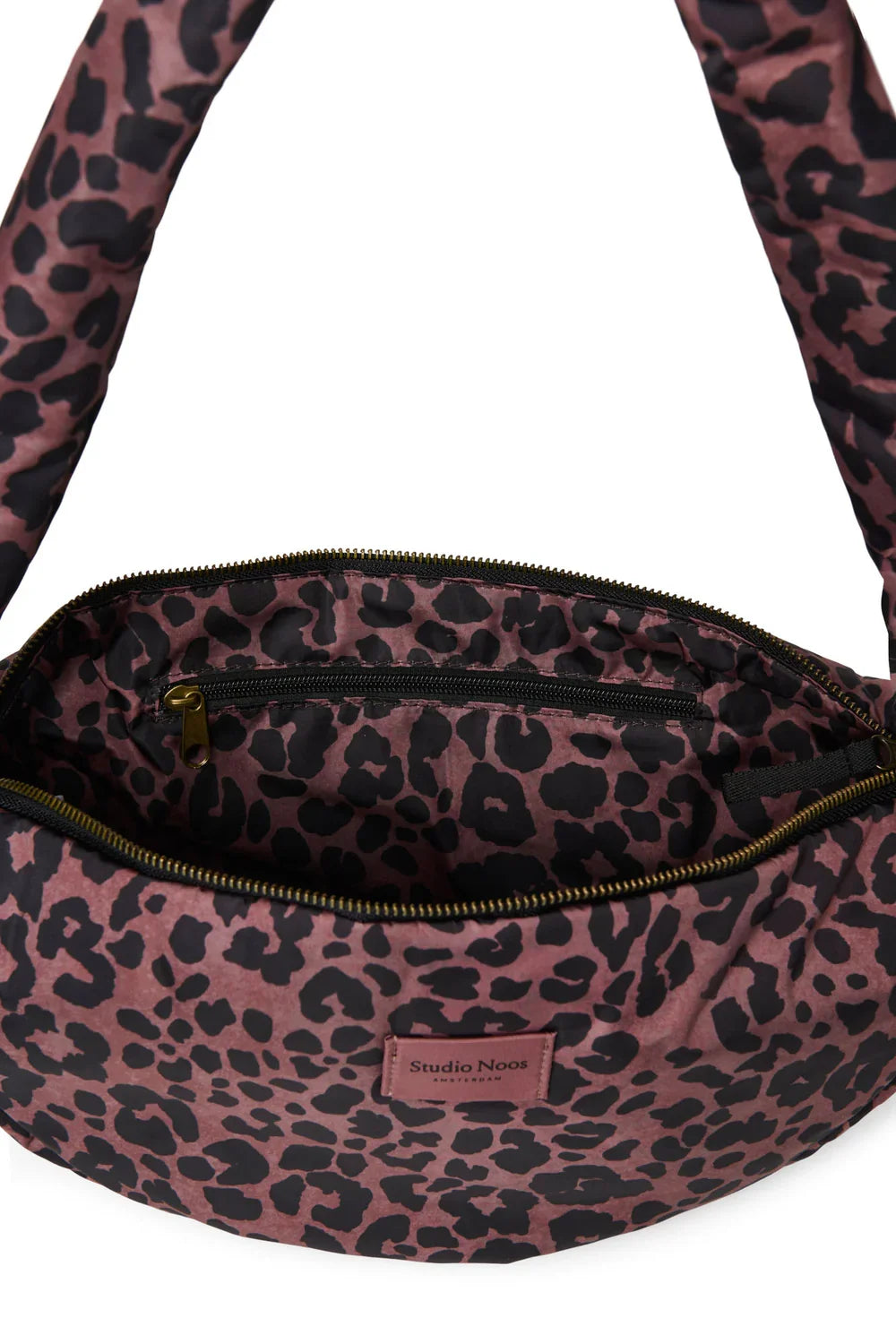 Leopard Puffy Mini Cross Body Bag
