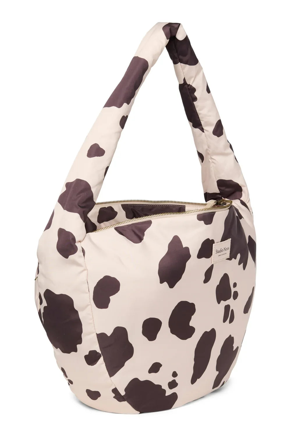 Holy Cow Puffy Cross Body Bag - Brownish