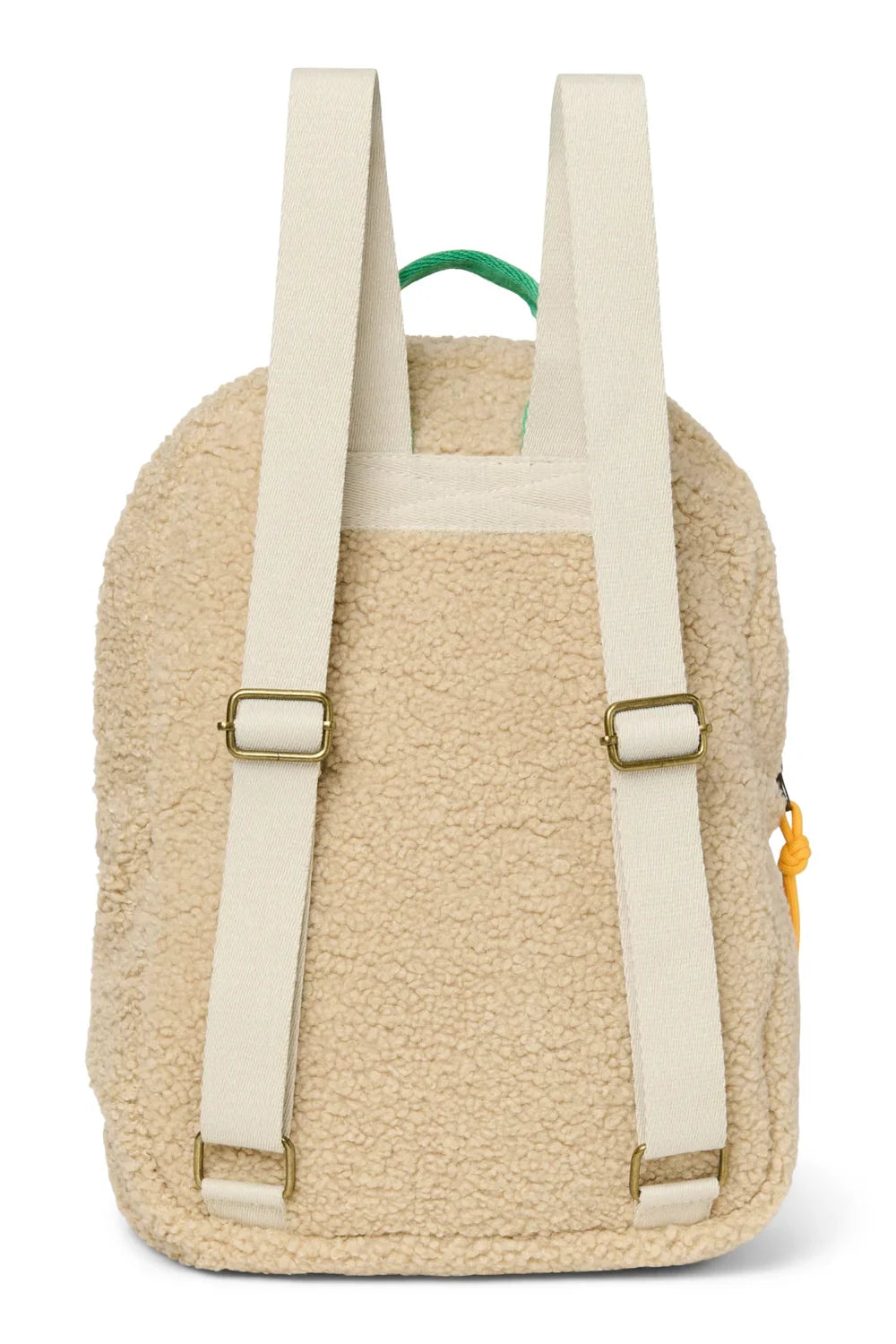 Ecru/Cobalt Teddy Midi Backpack