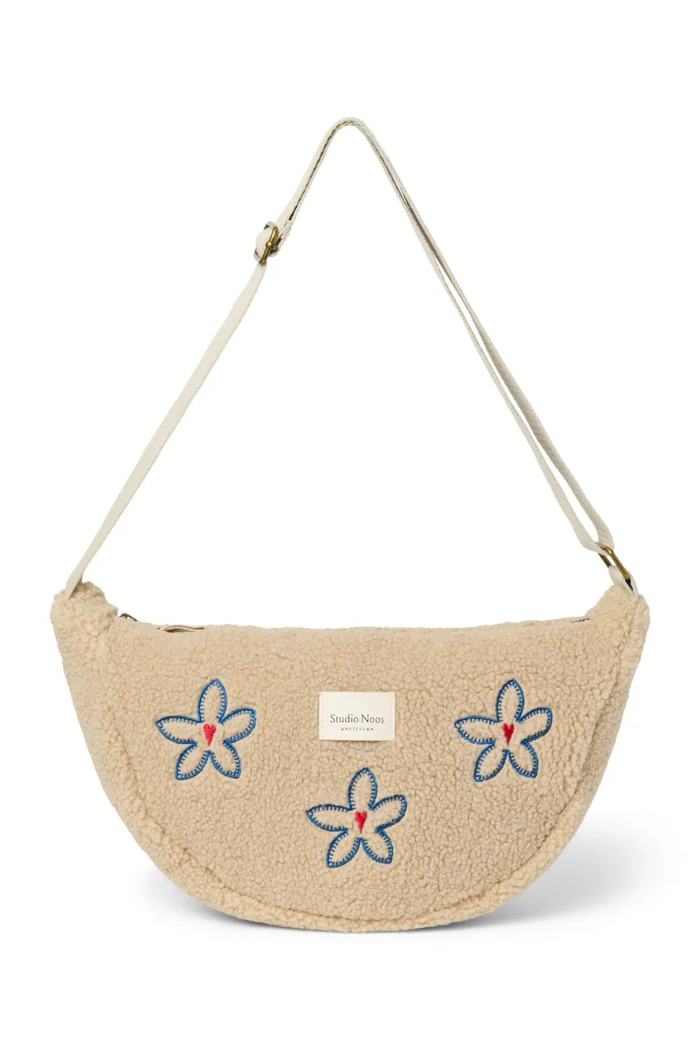 Ecru Blumenherz Teddy Erwachsenen Bauchtasche