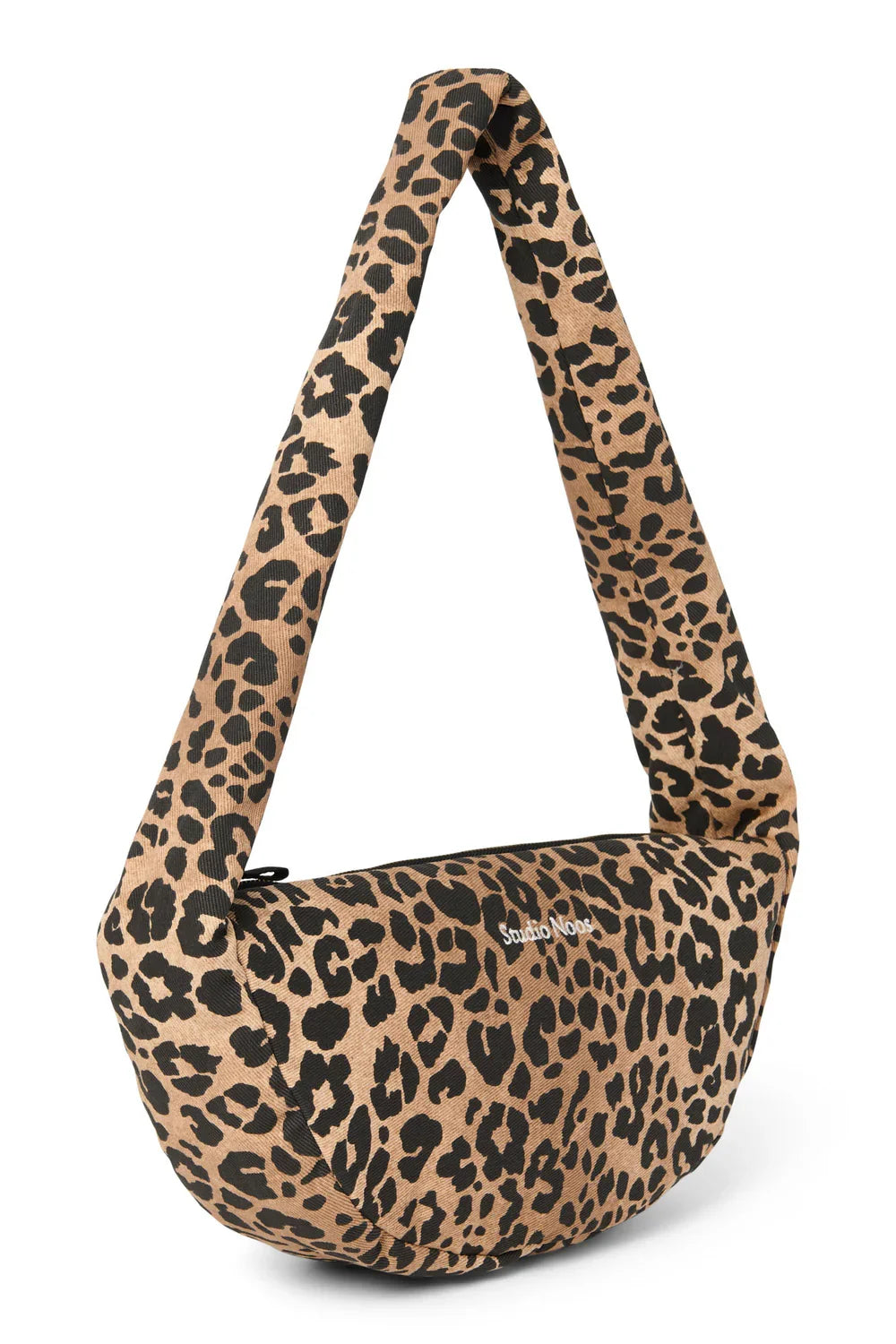 Green Leopard Cotton Mini Cross Body Bag