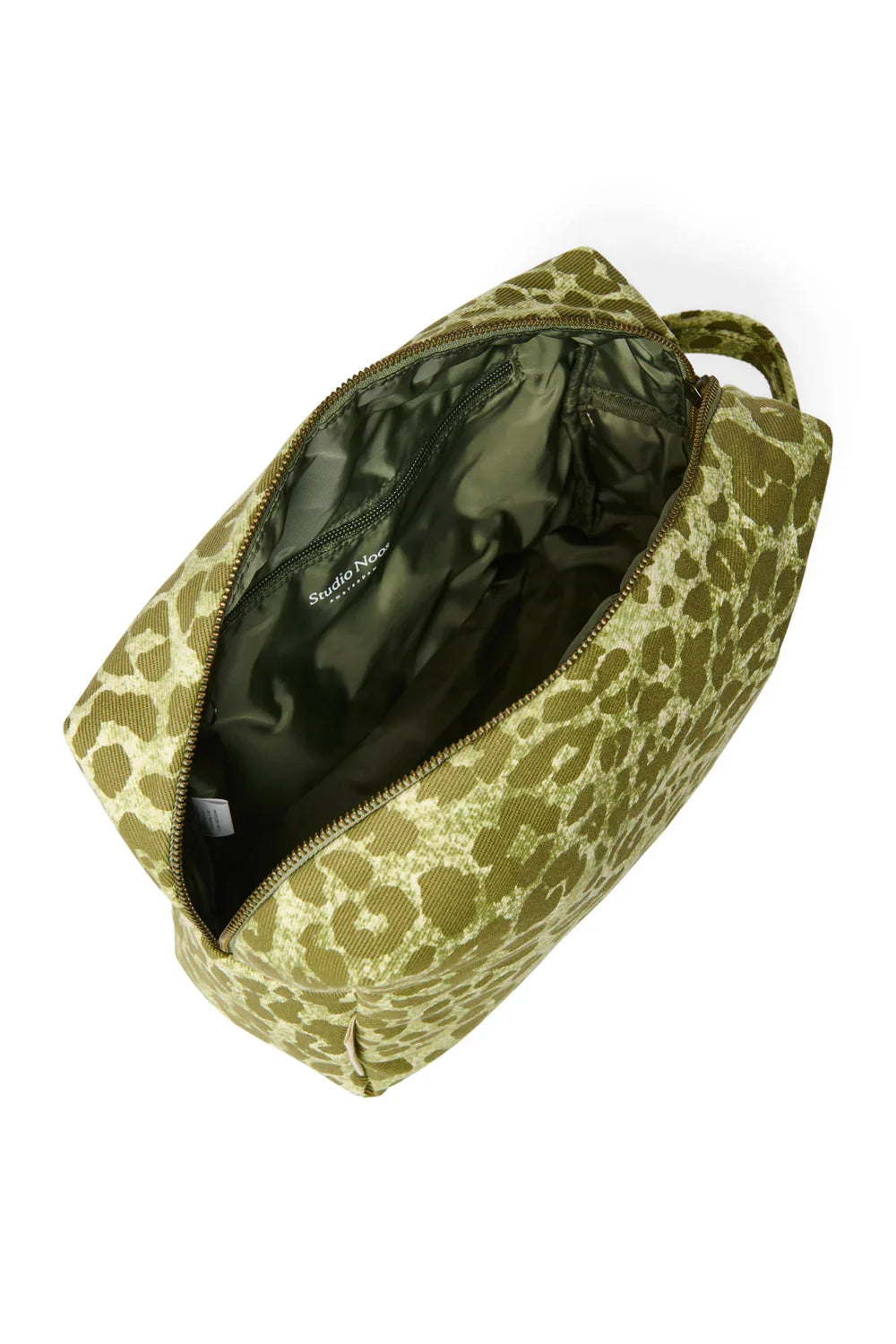 Braune Leopard Baumwoll-Kulturtasche