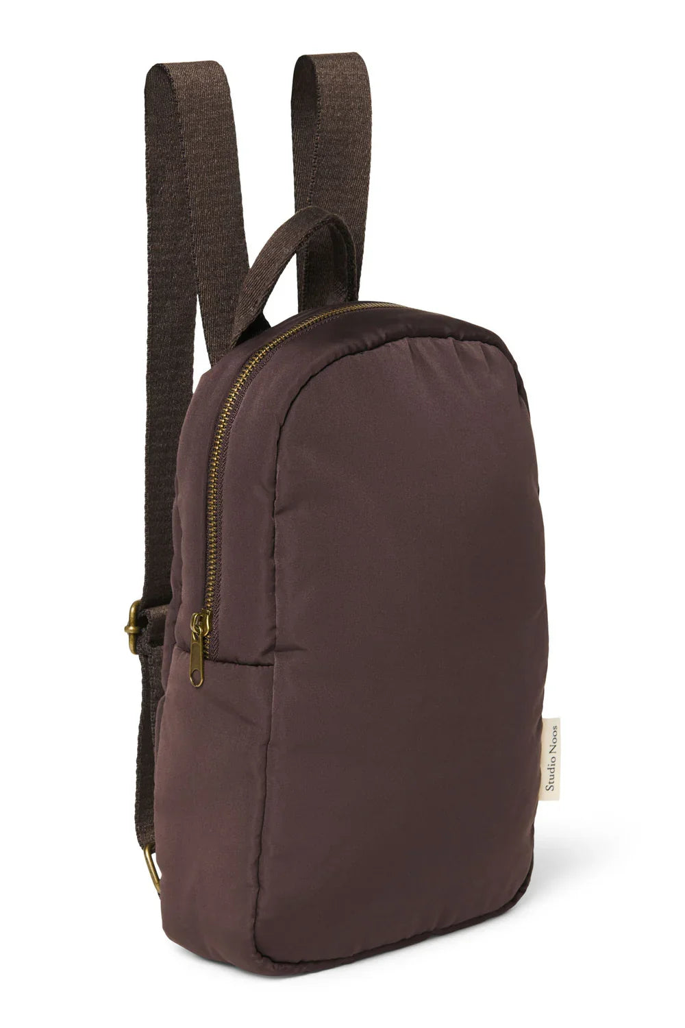 Black Puffy Mini Backpack