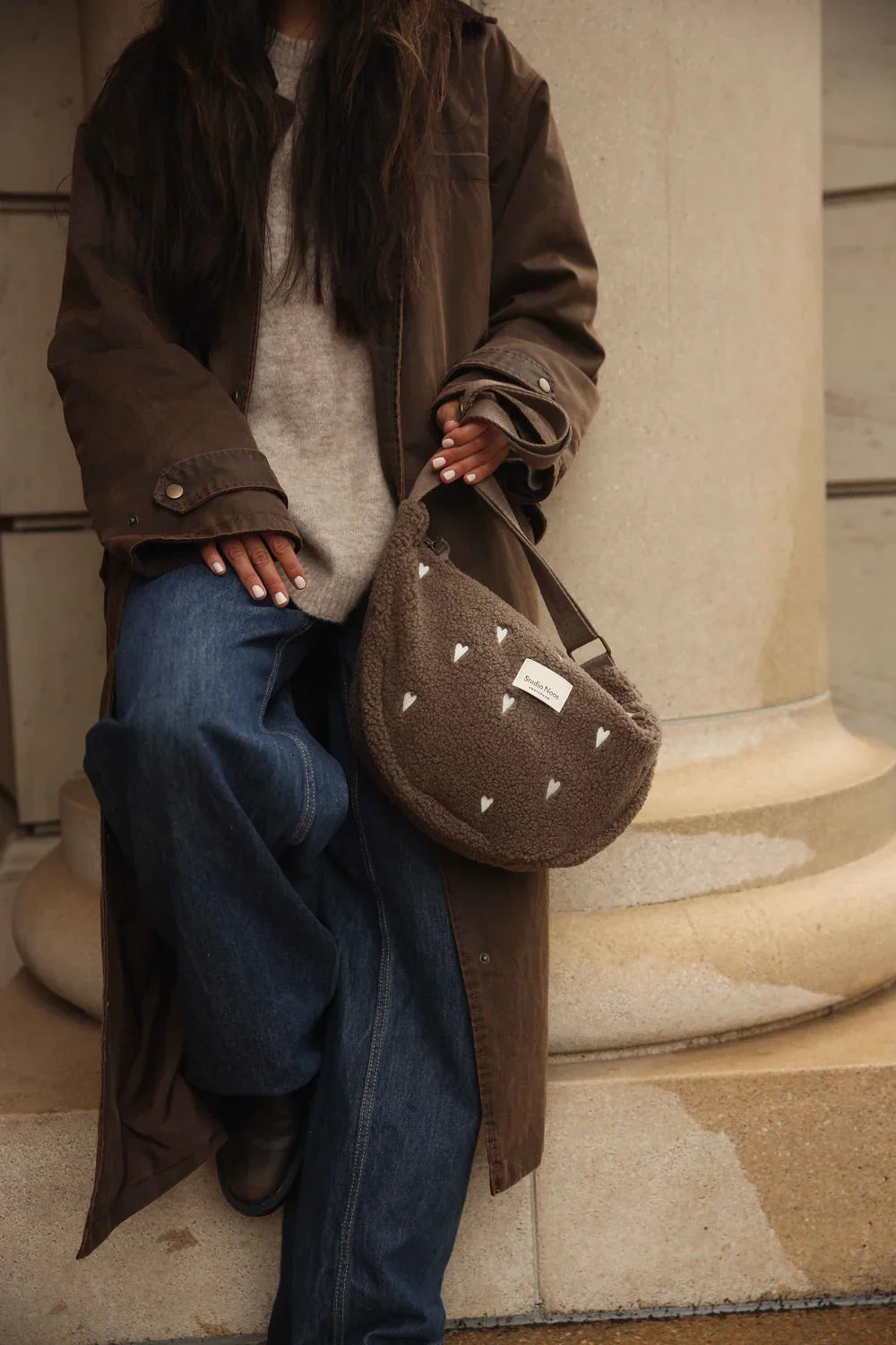 Ecru Teddy Adult Fanny Pack