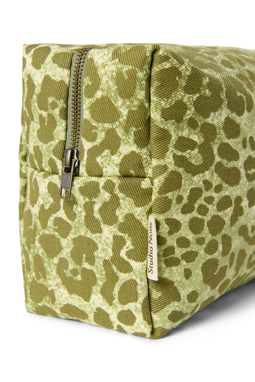Braune Leopard Baumwoll-Kulturtasche