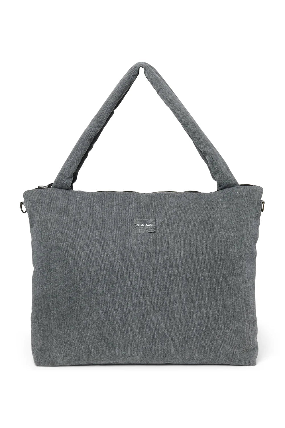 Grey Denim Diaper Bag