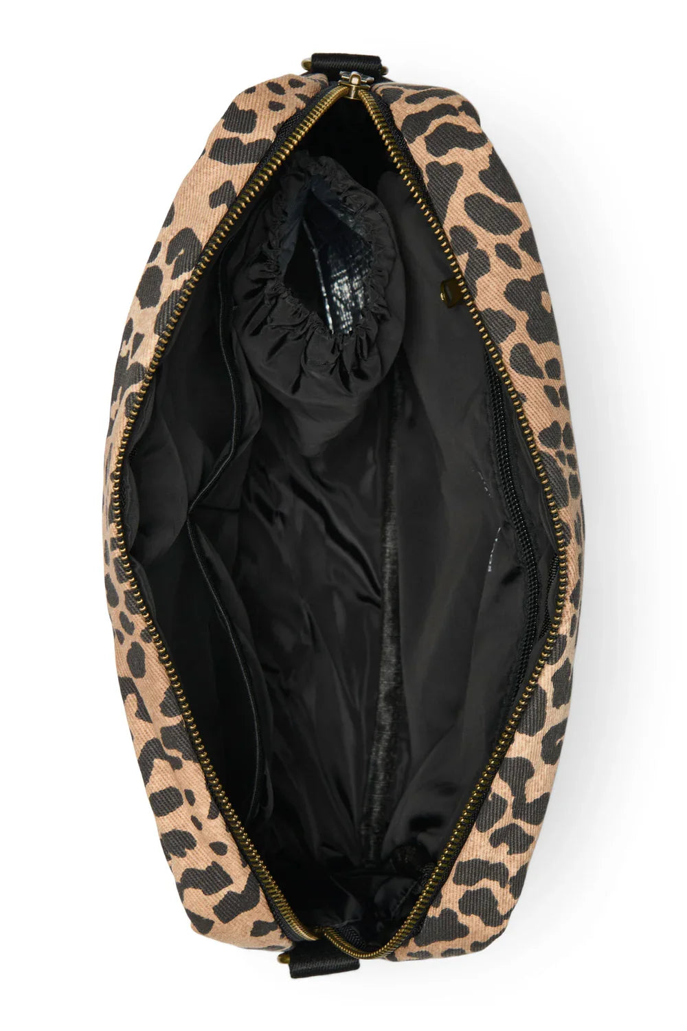Brown Leopard Cotton Stroller Organizer