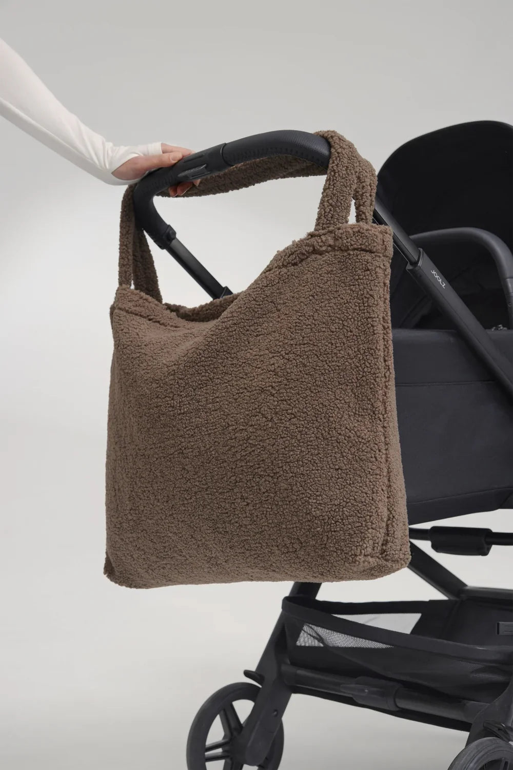 Brown Hearts Teddy Mom Bag