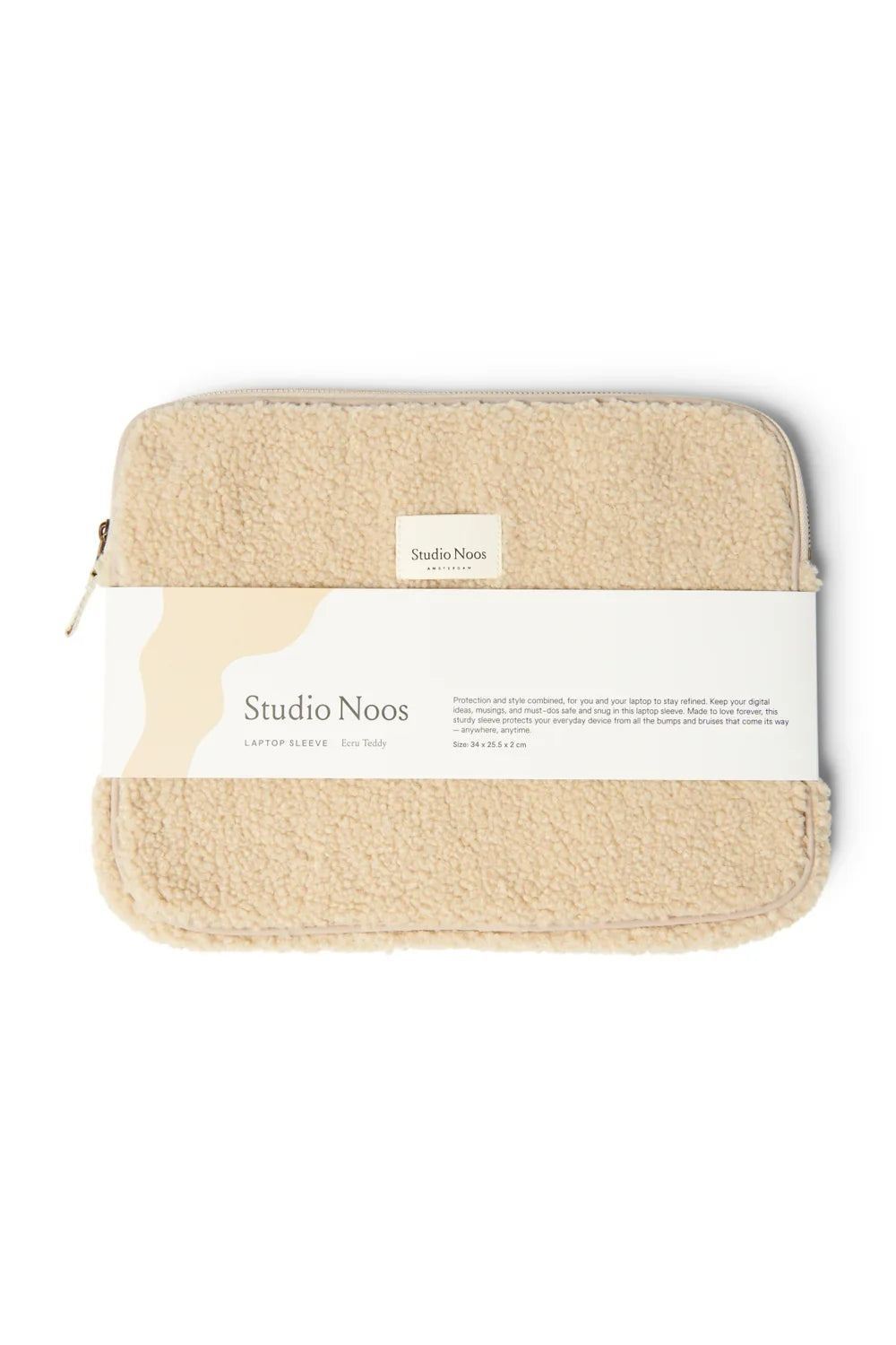 Ecru Teddy Laptop Sleeve 13 Inch