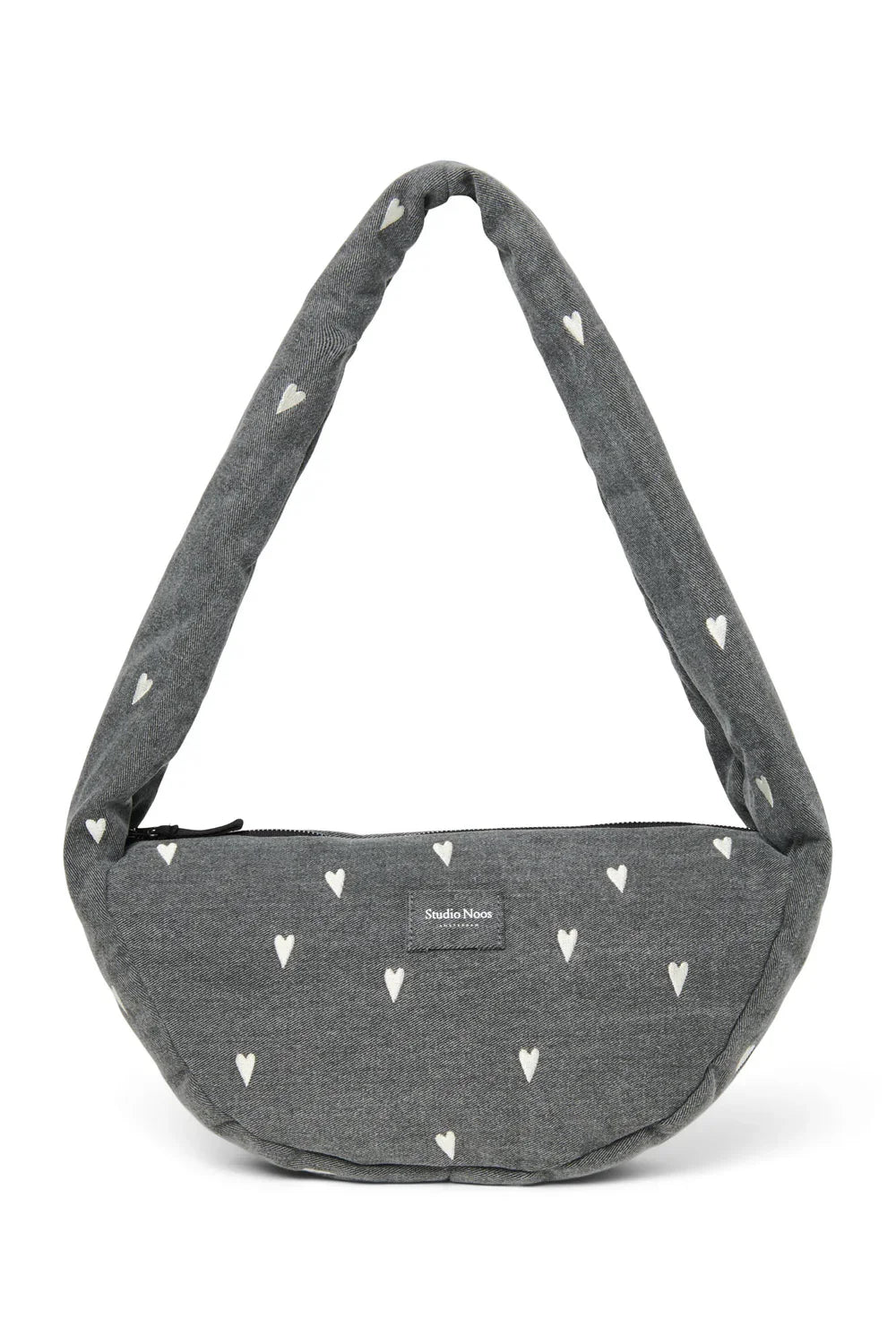 Grey Denim Mini Cross Body Bag
