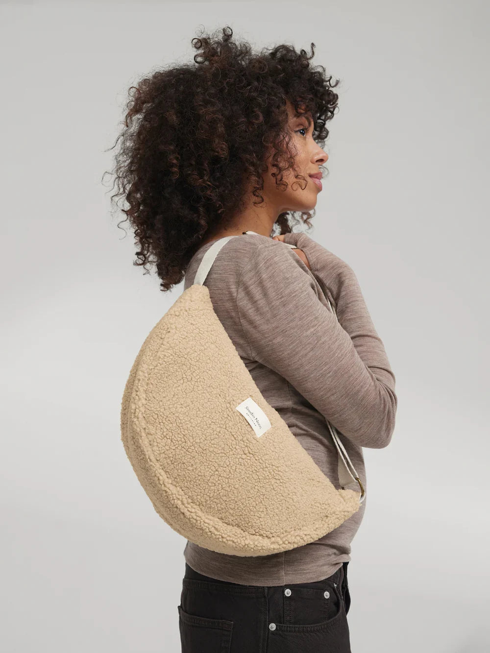 Ecru Teddy Adult Fanny Pack