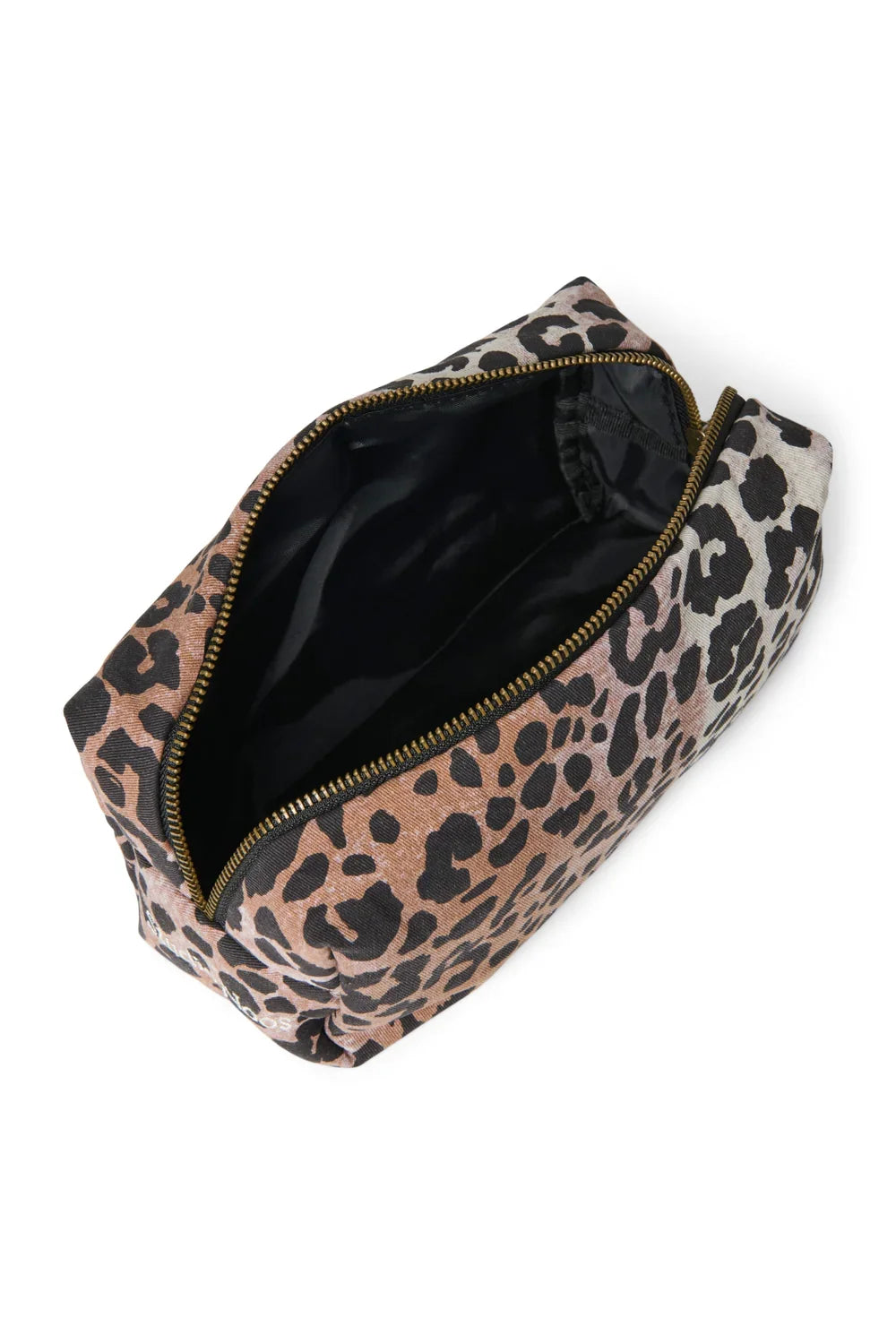 Haselnussbrauner Leopard Kuscheltasche aus Baumwolle
