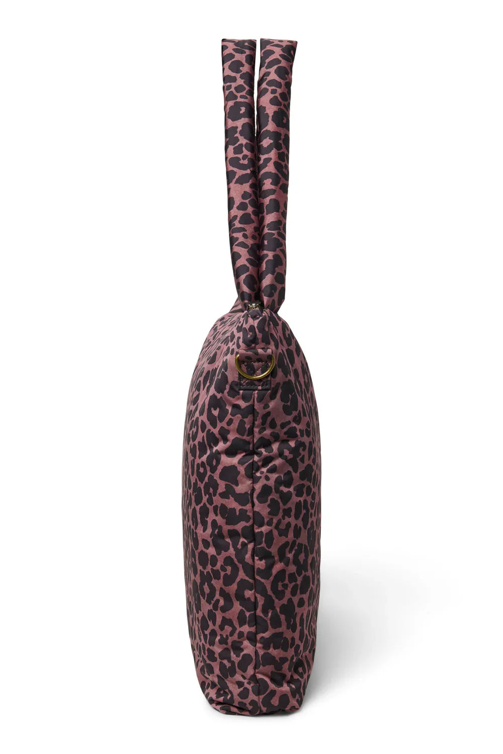 Rote Leopard Puffige Wickeltasche