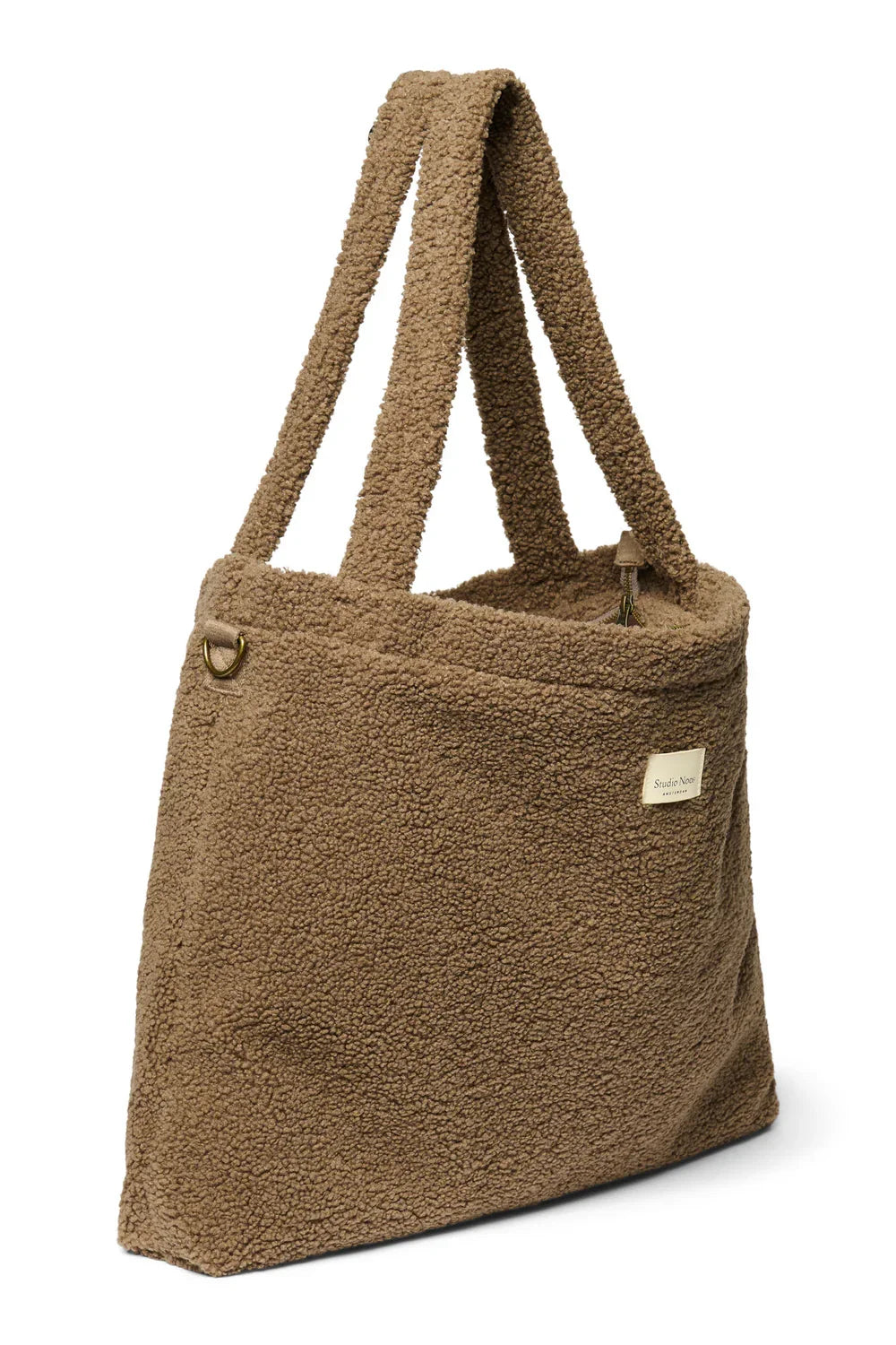 Ecru Hearts Teddy Diaper Bag