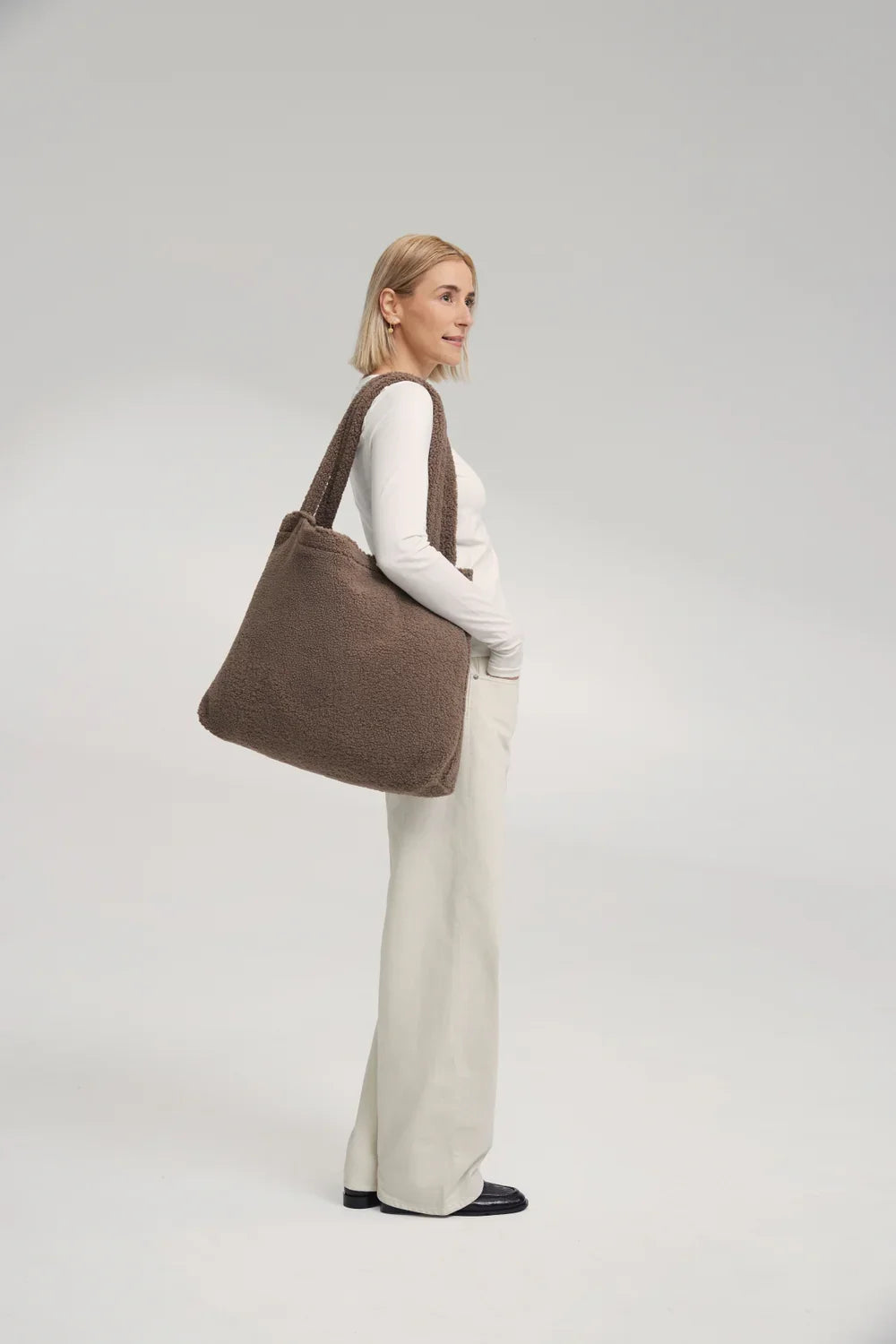 Brown Teddy Mom Bag
