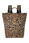Brown Leopard Cotton Adult Backpack