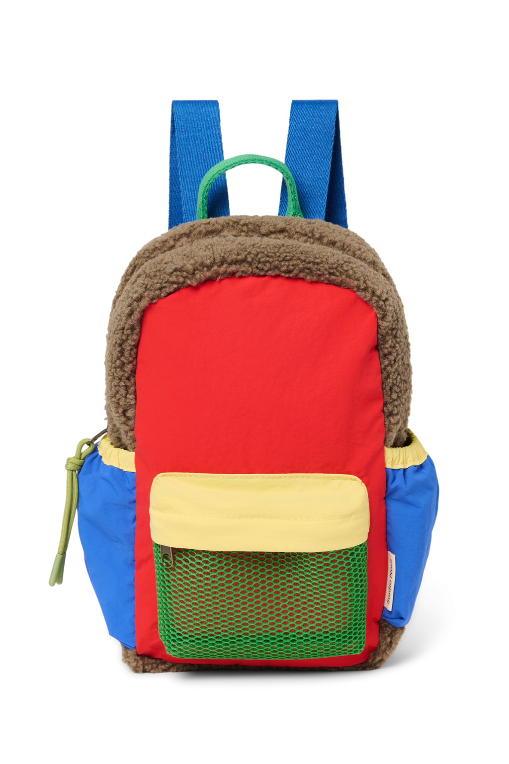 Mini-Rucksack aus Patchwork | Feuerrot
