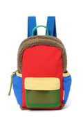 Mini-Rucksack aus Patchwork | Feuerrot